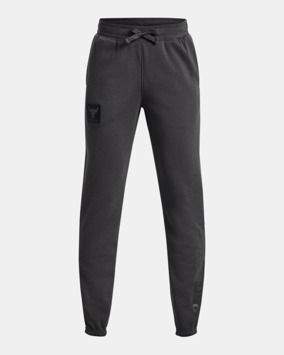 Boys' Project Rock Rival Fleece Joggers in Gray image number 0